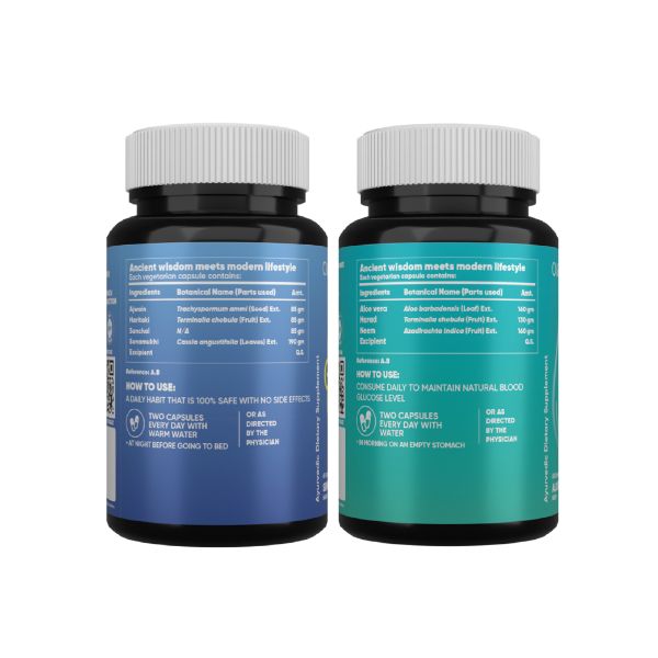 body detox combo pack <br> (2 x 60 capsules)