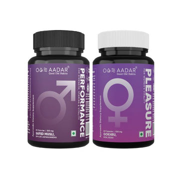 AADAR Sexual Wellness Combo Pack for Couples <br>  (2 x 60 Capsules)