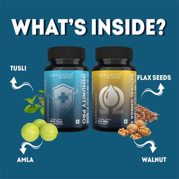 AADAR Wellness Combo Pack for Immunity & Health<br> (2 x 60 Capsules)