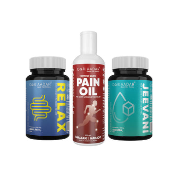 AADAR Old is Gold Combo Pack <br>  (2 x 60 Capsules + 1 x 100 ml)