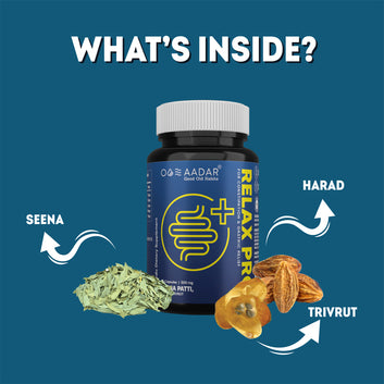 AADAR Ayurveda Relax Pro Capsule (Constipation & Gastric Relief) <br> (60 Capsules)