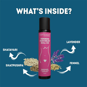 AADAR Ayurveda Good Period Roll On for Menstrual Cycle <br> (10 ml)