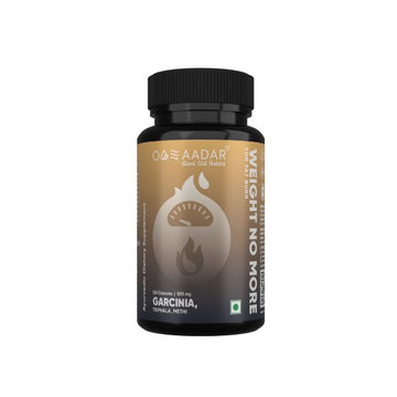 AADAR Ayurveda Weight No More (Natural Weight Loss & Fat Burner)<br> (120 Capsules)