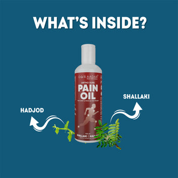 AADAR Ayurveda Ortho Sure Pain Oil for joint, muscle and knee pain relief<br> (100 ml)