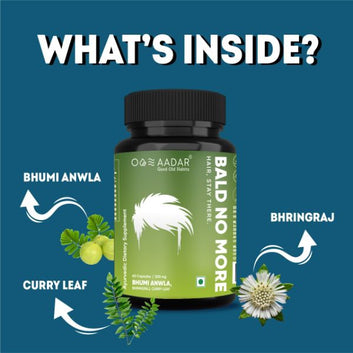 AADAR Ayurveda Bald No More Capsules <br> (60 Caps)