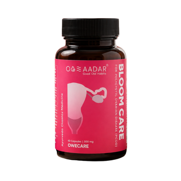 Aadar Bloom Care Capsules (60 Capsules, 500mg) | PCOD (Polycystic Ovarian Disease) & Hormonal Balance Support
