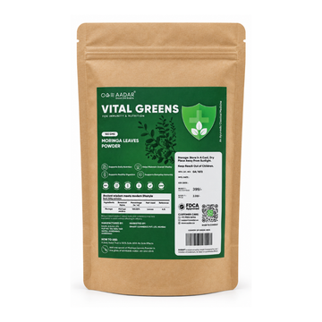 Aadar Vital Greens Moringa Leaf Powder | Everyday Nutrition & Immunity Support | 100 g