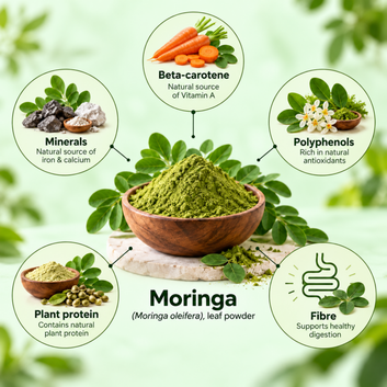 Aadar Vital Greens Moringa Leaf Powder | Everyday Nutrition & Immunity Support | 100 g