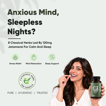 Aadar Zen Ease Tablets with Ashwagandha & Shatavari 500mg Aadar Zen Ease Tablets<br>  (60 Tablets, 500mg) | Stress & Sleep Support
