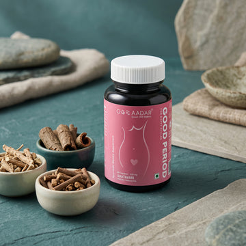 AADAR Ayurveda Good Period Capsule, Regulates menstrual cycle (Period Pain Relief) <br> (60 Capsules)