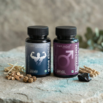 AADAR Ayurveda Men's Body Building Combo Pack <br> (60 Capsules + 30 Capsules)