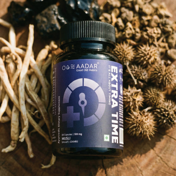 AADAR Ayurveda Extra Time Capsule for Men <br> (60 Capsules)