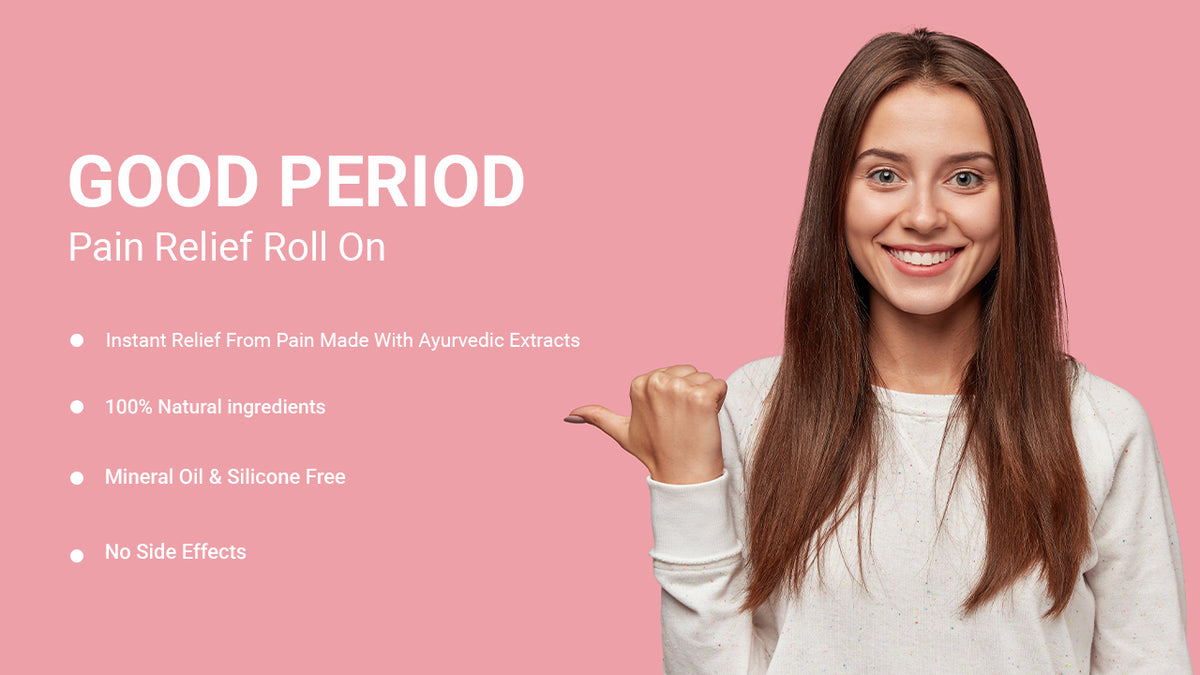 AADAR Ayurveda Good Period Roll On for Menstrual Cycle <br> (10 ml) A+ Banner