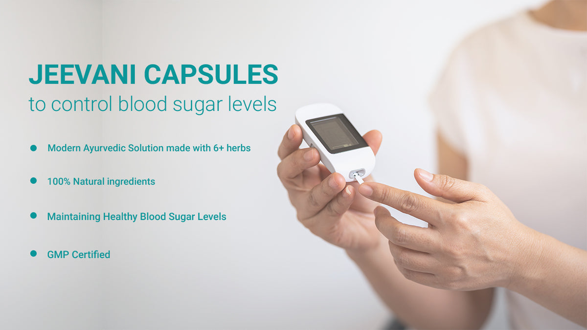 AADAR Ayurveda Jeevani Capsule  (Diabetes Control) <br> (60 Capsules) A+ Banner