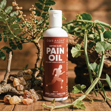 AADAR Ayurveda Ortho Sure Pain Oil for joint, muscle and knee pain relief (100 ml)