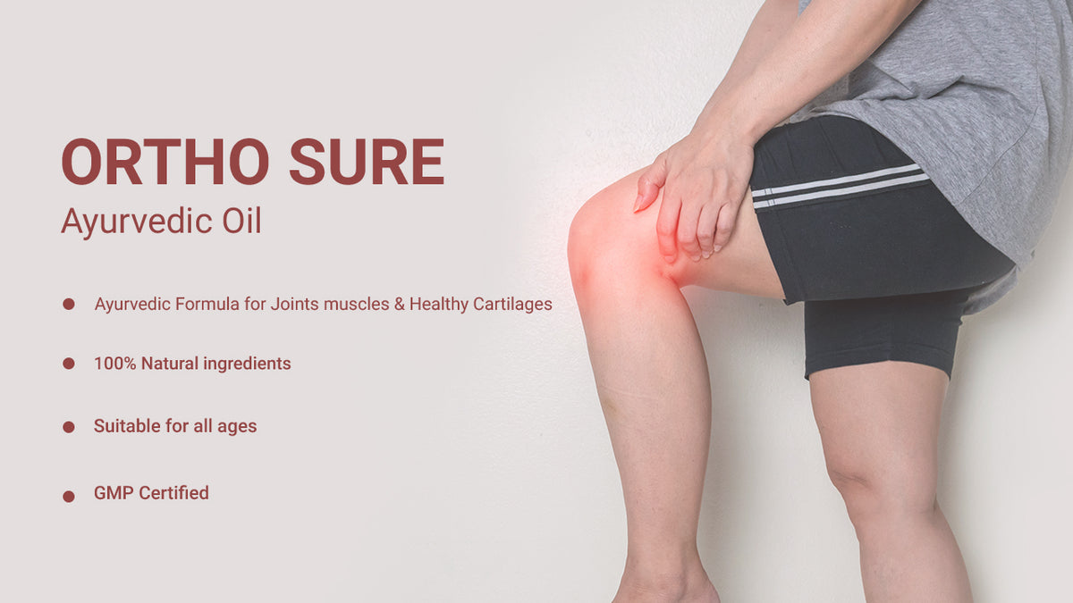 AADAR Ayurveda Ortho Sure Pain Oil for joint, muscle and knee pain relief (100 ml) A+ Banner