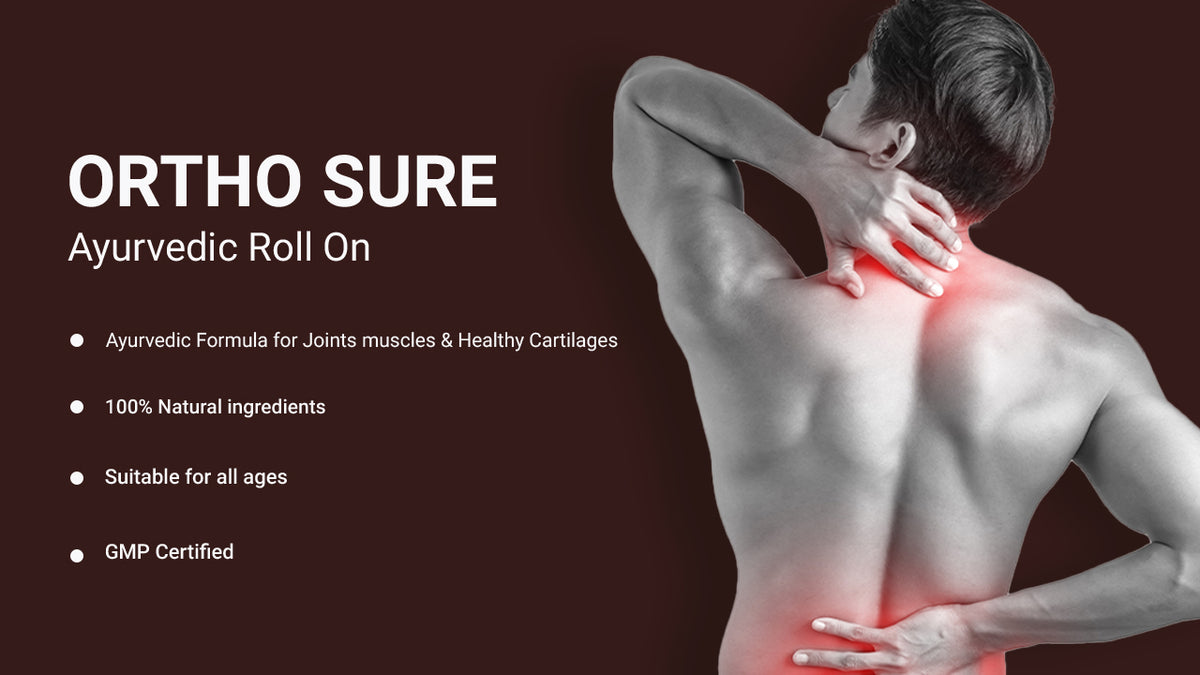 AADAR Ayurveda Orthosure Roll On for Joint, Knee and Muscle Pain Relief<br> (10ml) A+ Banner