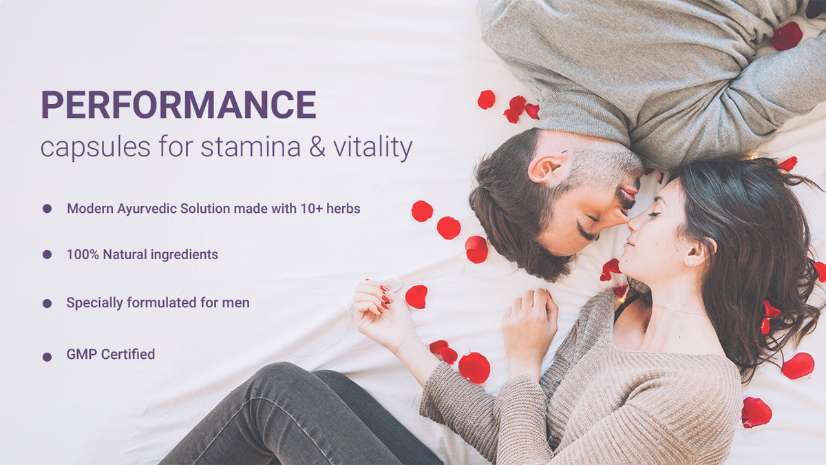 AADAR Ayurveda Performance Capsule (Ayurvedic Stamina Booster) <br>  (60 Capsules) A+ Banner