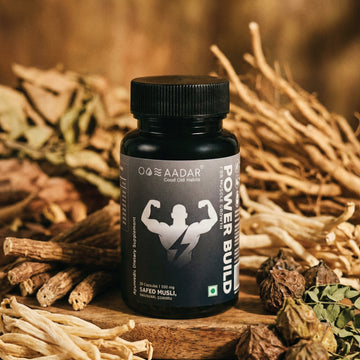 AADAR Ayurveda Power Build Capsule (Natural Muscle Builder) <br> (30 Capsules)