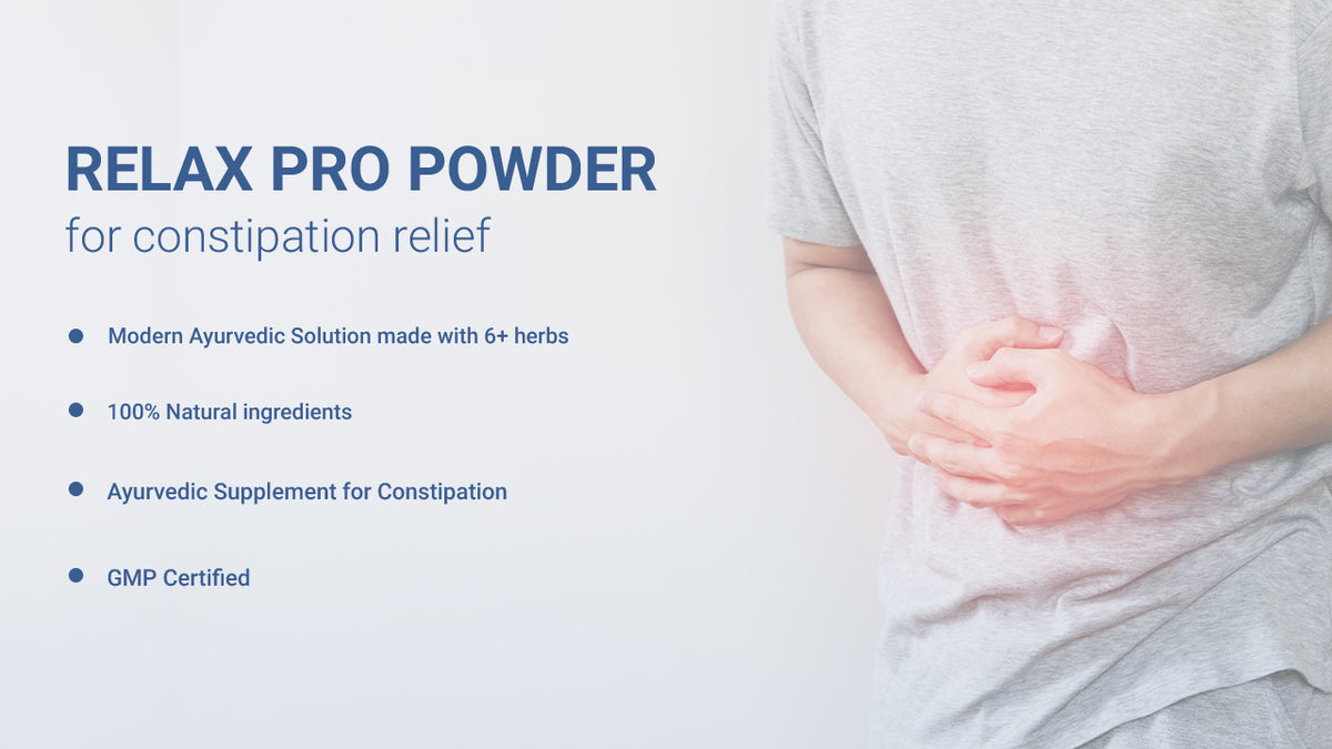 AADAR Ayurveda Re-lax Powder for Constipation Relief<br> (2 x 90 g) A+ Banner