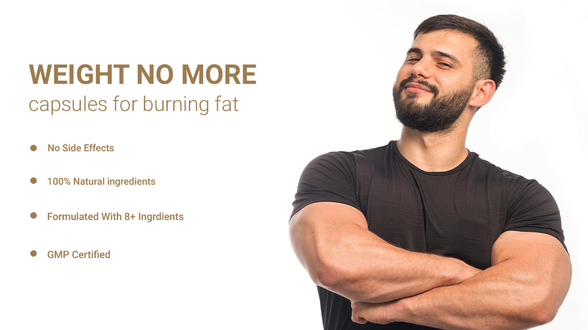 AADAR Ayurveda Weight No More (Natural Weight Loss & Fat Burner) (120 Capsules) A+ Banner