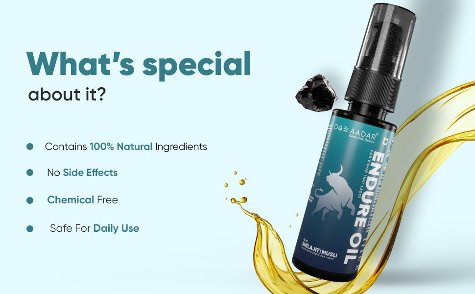 AADAR Ayurveda Endure Oil <br> (30 ml) A+ Banner
