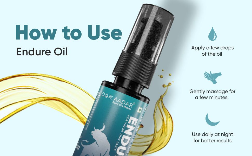 AADAR Ayurveda Endure Oil <br> (30 ml) A+ Banner