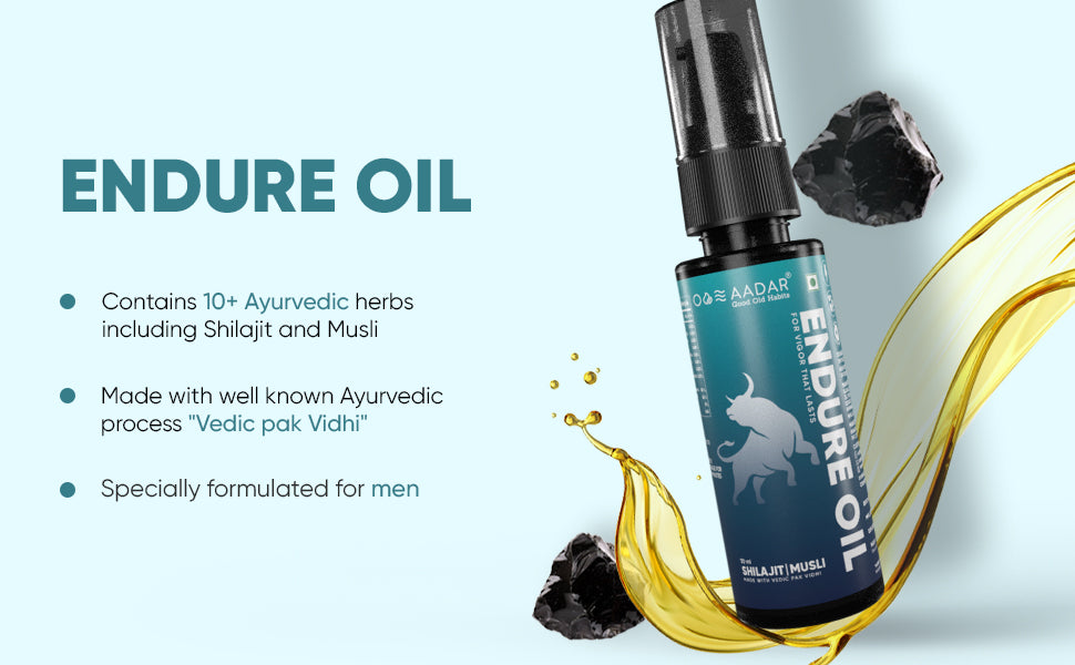 AADAR Ayurveda Endure Oil <br> (30 ml) A+ Banner