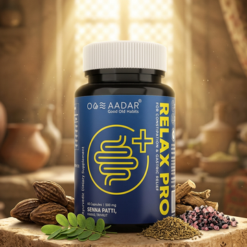 AADAR Ayurveda Relax Pro Capsule (Constipation & Gastric Relief) (60 Capsules)