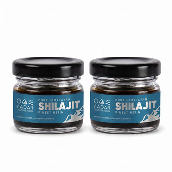 AADAR Ayurveda Pure Himalayan Shilajit - Finest Resin (15 g) Buy 1 Get 1