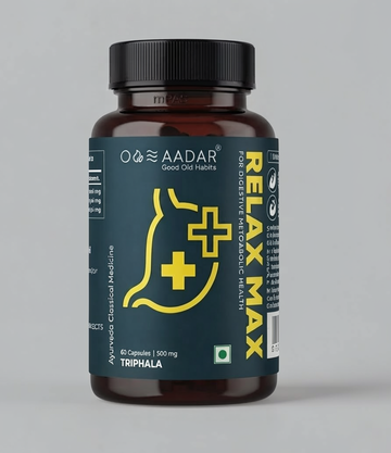AADAR Ayurveda Relax Max Capsule (Digestive & Metabolic Health) (60 Capsules)