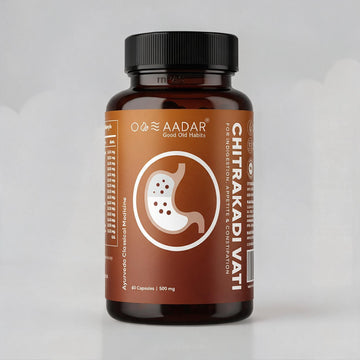 AADAR Ayurveda Chitrakadi Vati (Indigestion, Appetite & Constipation) (60 Capsules)