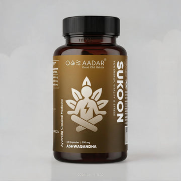 AADAR Ayurveda Sukoon Capsule (Energy, Vitality & Stress) (60 Capsules)