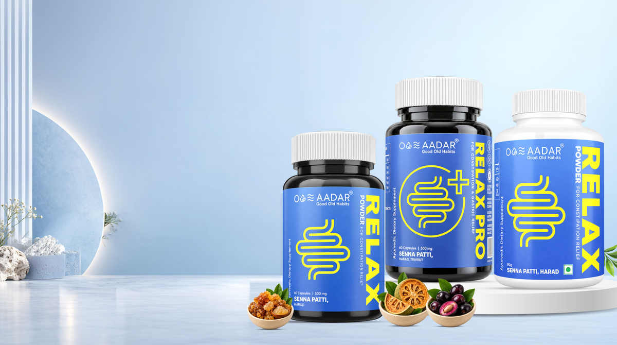 Herbal support for easy digestion.
Aadar Relax