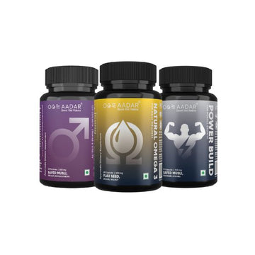 AADAR Ayurveda Hulk Combo Pack <br> (2 x 60 Capsules) <br> (1 x 30 Capsules)