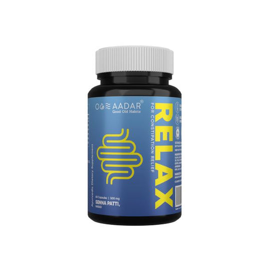 AADAR Ayurveda Relax Capsule (Constipation Relief) <br> (60 Capsules)