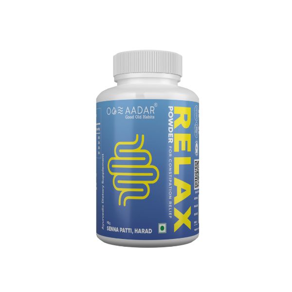 AADAR Ayurveda Re-lax Powder for Constipation Relief<br> (2 x 90 g)