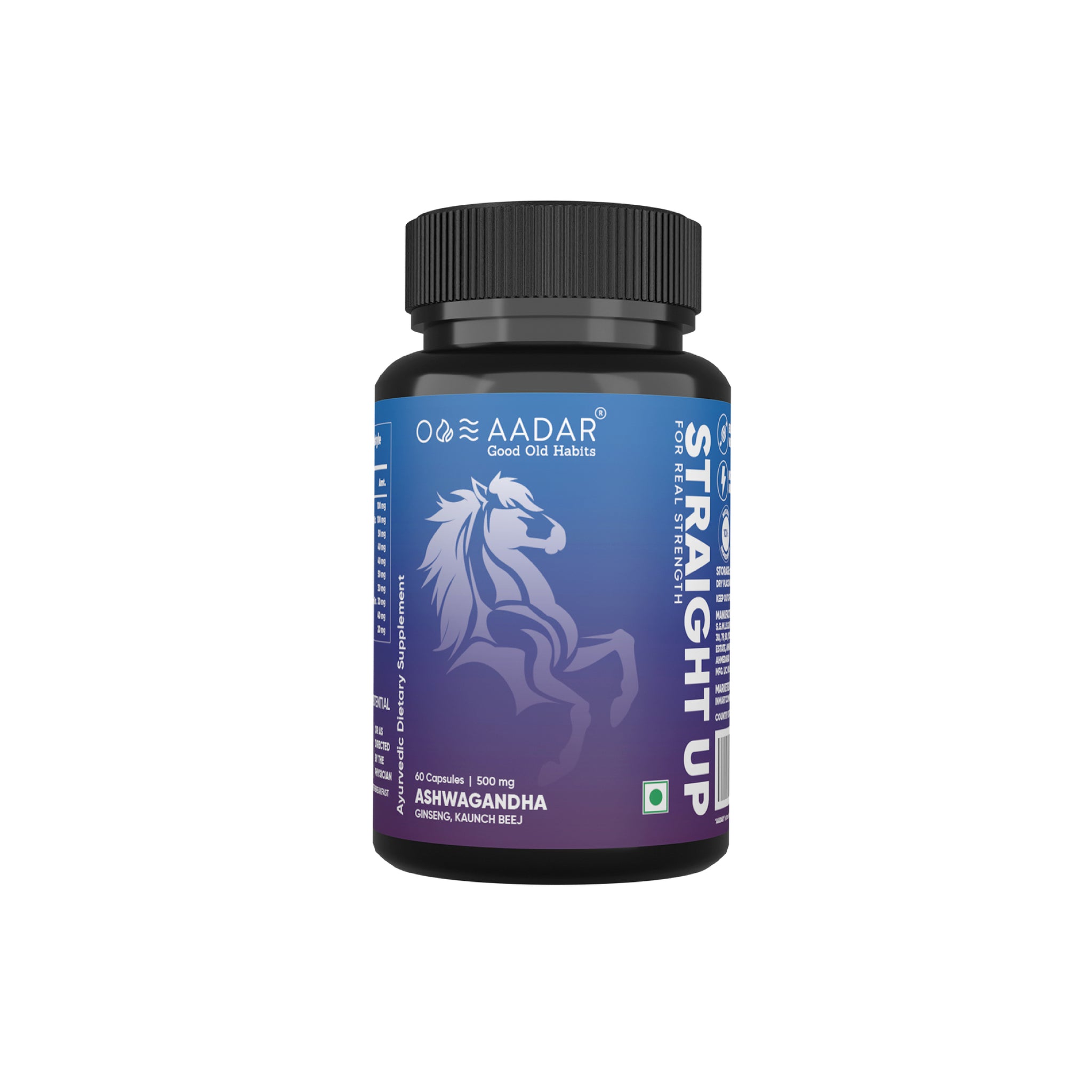 AADAR Ayurveda Straight Up Capsule <br> (60 Capsules)