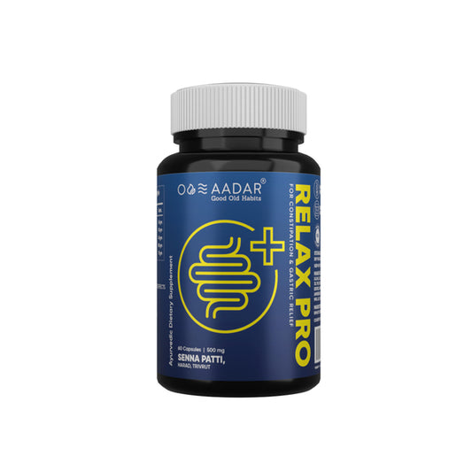 AADAR Ayurveda Relax Pro Capsule (Constipation & Gastric Relief) <br> (60 Capsules)